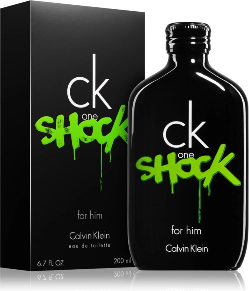 Calvin Klein CK One Shock 200 Ml - Eau De Toilette - Herenparfum 4 Calvin Klein CK One Shock 200 Ml - Eau De Toilette - Herenparfum - Afbeelding 4