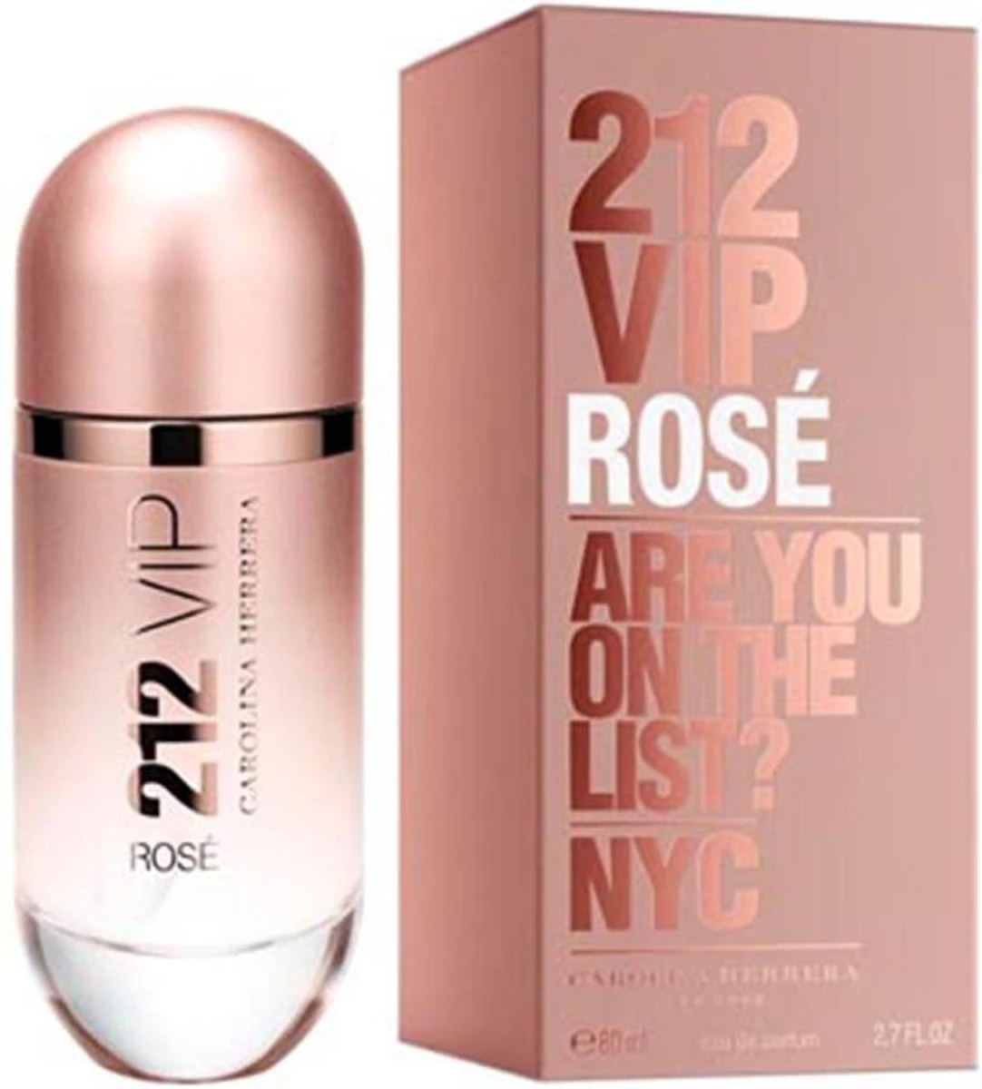 Carolina Herrera 212 Vip Rose - 80ml - Eau De Parfum 13 Carolina Herrera 212 Vip Rose - 80ml - Eau De Parfum - Afbeelding 13