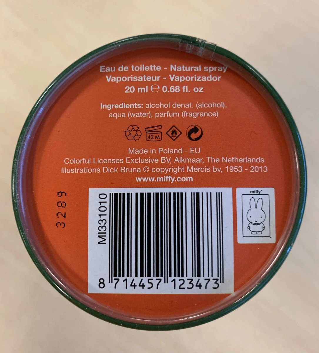 Oilily Miffy Nijntje Baby Parfum Eau De Toilette 20ml 2 Oilily Miffy Nijntje Baby Parfum Eau De Toilette 20ml - Afbeelding 2