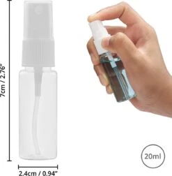 Belle Vous Mini 20ml Verstuiver Spray Flesjes (30 Pak) - Fijne Mist Spray Flesjes Met Doppen - Navulbaar Anti Lek Plastic Fles Voor Schoonmaken, Parfums, Essentiele Oliën – Reisformaat 10 Belle Vous Mini 20ml Verstuiver Spray Flesjes (30 Pak) - Fijne Mist Spray Flesjes Met Doppen - Navulbaar Anti Lek Plastic Fles Voor Schoonmaken, Parfums, Essentiele Oliën – Reisformaat -Parfum Speciaal Winkel 1176x1200 2
