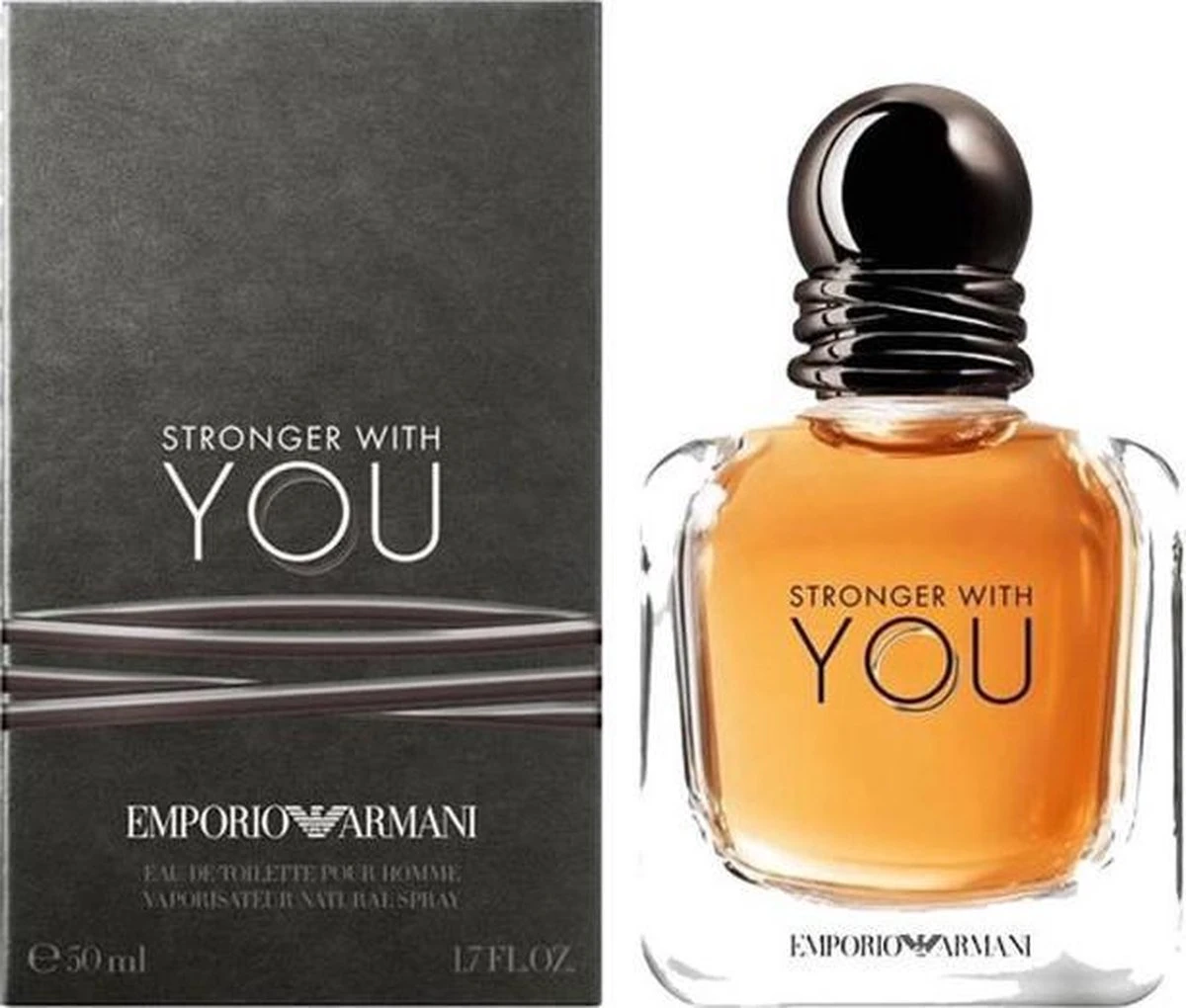 Emporio Armani Stronger With You 50 Ml - Eau De Toilette - Herenparfum 2 Emporio Armani Stronger With You 50 Ml - Eau De Toilette - Herenparfum - Afbeelding 2