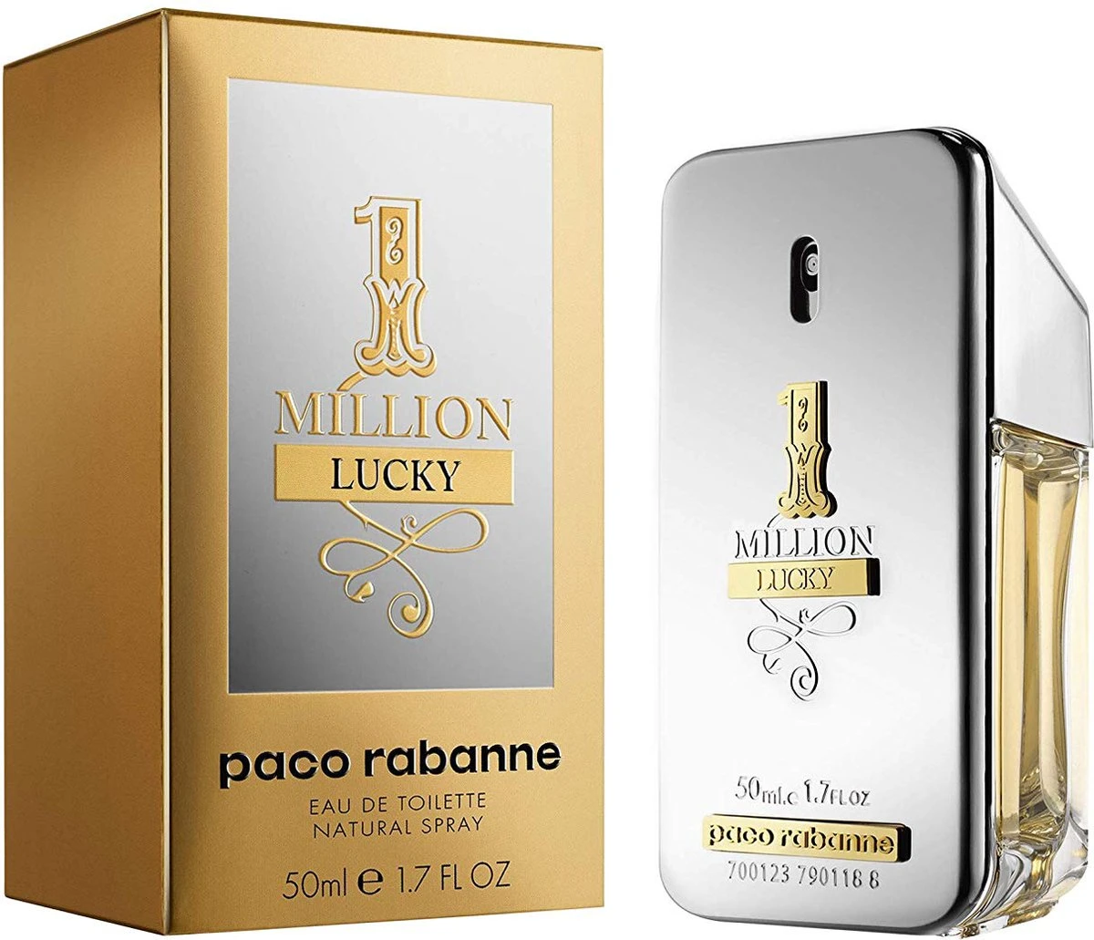 Paco Rabanne 1 Million Lucky 50 Ml - Eau De Toilette - Herenparfum 1 Paco Rabanne 1 Million Lucky 50 Ml - Eau De Toilette - Herenparfum