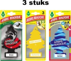 Arbre Magique - Geurboom - Autogeur - Arbre Magique Luchtverfrisser - Arbre Magique - 3 Stuks! - Set Van 3 - Auto Geurverfrisser - Auto Parfum -