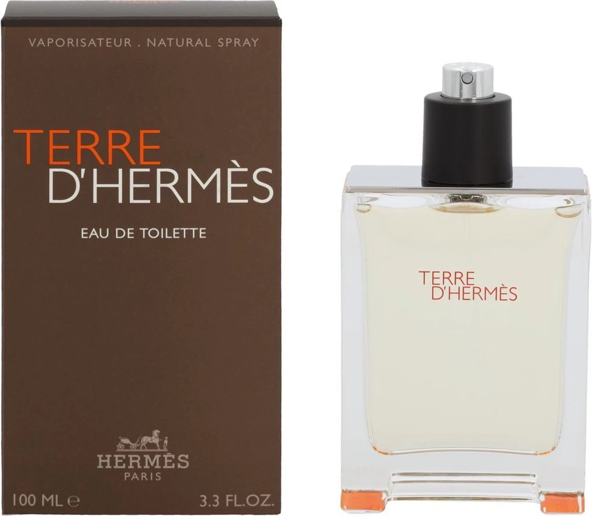 Hermes Terre D'Hermes 100 Ml - Eau De Toilette - Herenparfum 2 Hermes Terre D'Hermes 100 Ml - Eau De Toilette - Herenparfum - Afbeelding 2