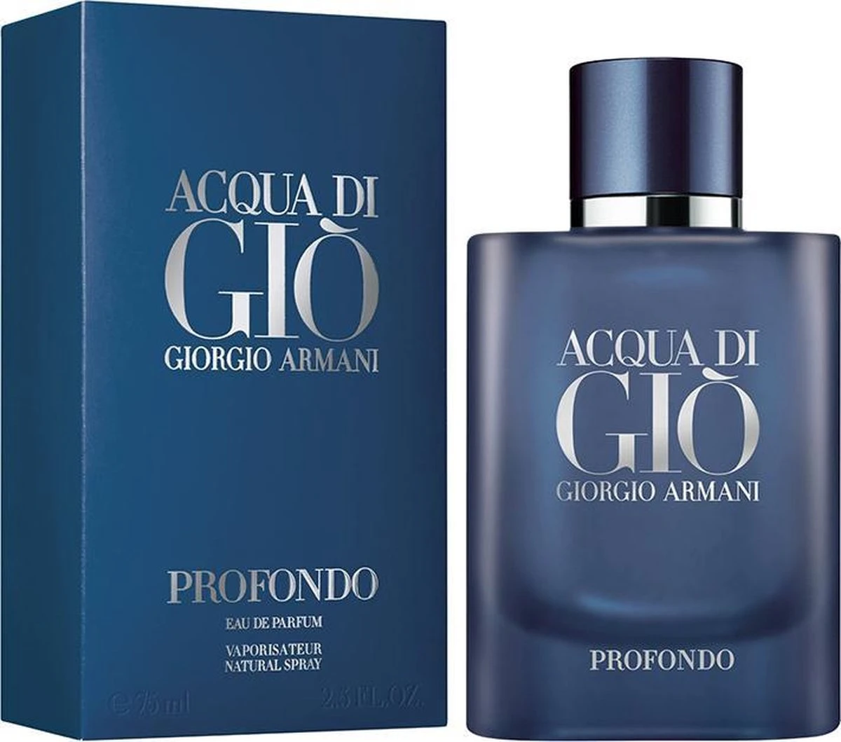 Giorgio Armani Acqua Di Giò Profondo - Eau De Parfum - 75 Ml - Herenparfum 9 Giorgio Armani Acqua Di Giò Profondo - Eau De Parfum - 75 Ml - Herenparfum - Afbeelding 9
