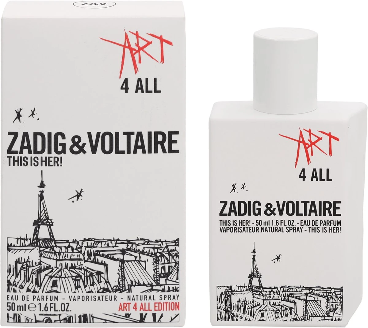 Zadig & Voltaire This Is Her! Art 4 All Limited Edition Eau De Toilette - 50 Ml 1 Zadig & Voltaire This Is Her! Art 4 All Limited Edition Eau De Toilette - 50 Ml