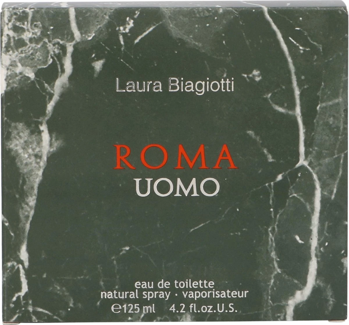Laura Biagiotti Roma Uomo 125 Ml - Eau De Toilette - Herenparfum 4 Laura Biagiotti Roma Uomo 125 Ml - Eau De Toilette - Herenparfum - Afbeelding 4