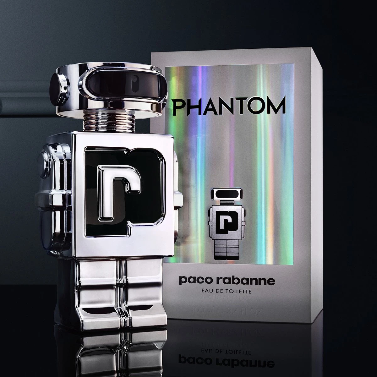 Paco Rabanne Phantom 100 Ml - Eau De Toilette - Herenparfum 12 Paco Rabanne Phantom 100 Ml - Eau De Toilette - Herenparfum - Afbeelding 12