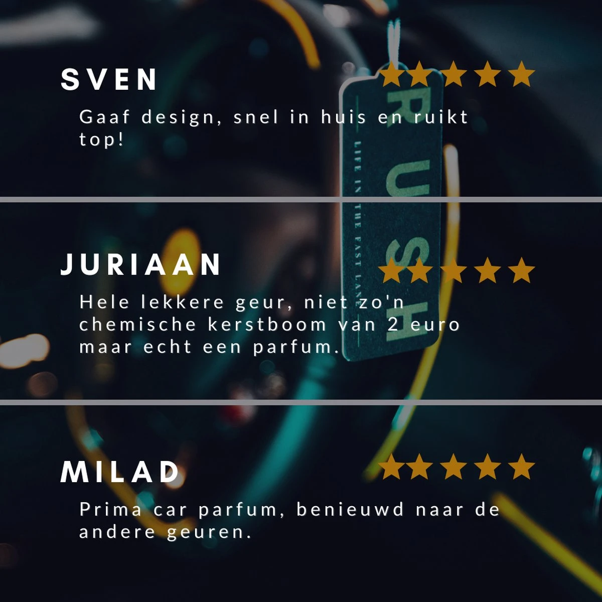 RUSH Autoparfum Jasmin Touch - Auto Geurverfrisser - Parfum Voor Dames En Heren 3 RUSH Autoparfum Jasmin Touch - Auto Geurverfrisser - Parfum Voor Dames En Heren - Afbeelding 3