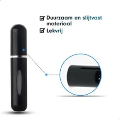 Mini Parfum Flesje | Lipstick Formaat Navulbare Parfum Verstuiver - Zwart 15 Mini Parfum Flesje | Lipstick Formaat Navulbare Parfum Verstuiver - Zwart -Parfum Speciaal Winkel 1200x1200 584