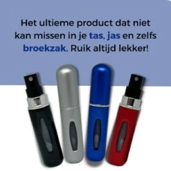 Cetins - Parfum Verstuiver Navulbaar - Mini Parfum Flesje - Reisflesje – Matt Blauw -Parfum Speciaal Winkel 1200x1200 606