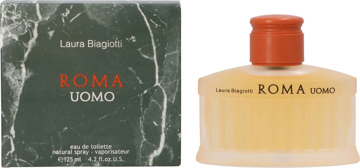 Laura Biagiotti Roma Uomo 125 Ml - Eau De Toilette - Herenparfum 3 Laura Biagiotti Roma Uomo 125 Ml - Eau De Toilette - Herenparfum - Afbeelding 3