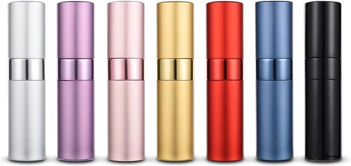 Scenty - Parfum Verstuiver Navulbaar - Mini Parfum Flesje - Reisflesje - Lichtroze 4 Scenty - Parfum Verstuiver Navulbaar - Mini Parfum Flesje - Reisflesje - Lichtroze - Afbeelding 4