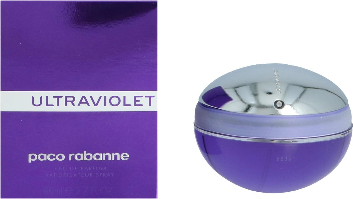 Paco Rabanne Ultraviolet 80 Ml - Eau De Parfum - Damesparfum 9 Paco Rabanne Ultraviolet 80 Ml - Eau De Parfum - Damesparfum - Afbeelding 9