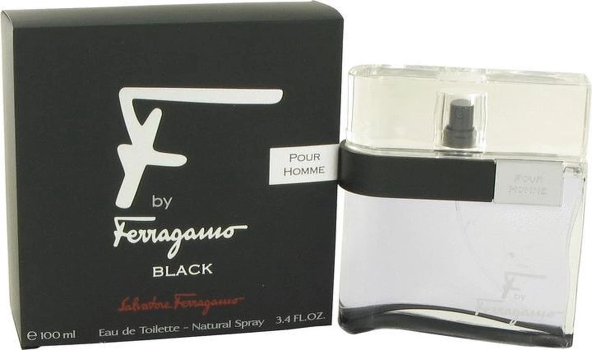 Salvatore Ferragamo F Black Pour Homme - Eau De Toilette Spray - 100 Ml 2 Salvatore Ferragamo F Black Pour Homme - Eau De Toilette Spray - 100 Ml - Afbeelding 2