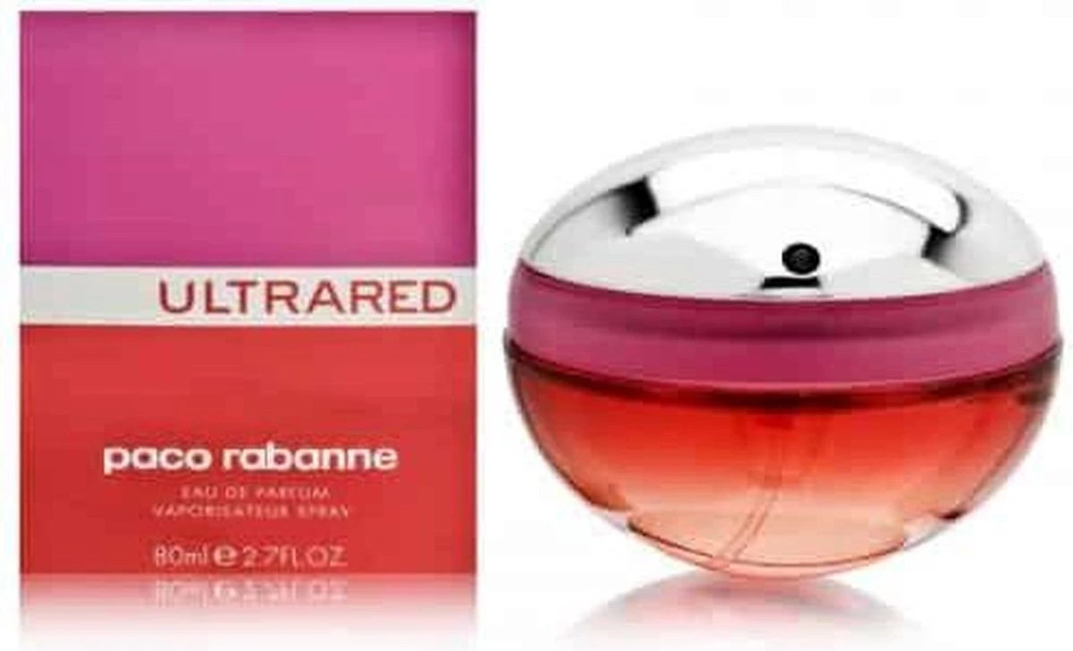 Paco Rabanne Ultrared - 80 Ml - Eau De Parfum Spray - Damesparfum 4 Paco Rabanne Ultrared - 80 Ml - Eau De Parfum Spray - Damesparfum - Afbeelding 4