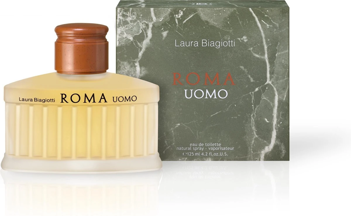 Laura Biagiotti Roma Uomo 125 Ml - Eau De Toilette - Herenparfum 2 Laura Biagiotti Roma Uomo 125 Ml - Eau De Toilette - Herenparfum - Afbeelding 2