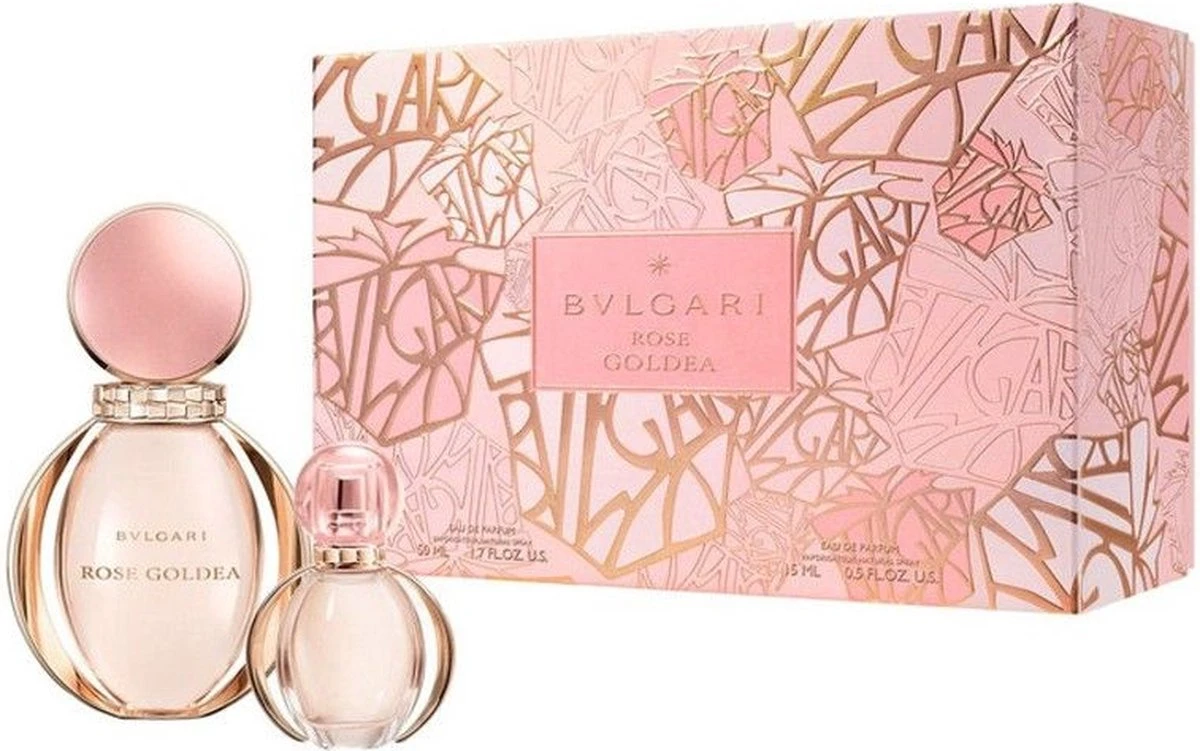 Bvlgari Rose Goldea Giftset - 50 Ml Eau De Parfum Spray + 15 Ml Eau De Parfum Tasspray - Cadeauset Voor Dames 1 Bvlgari Rose Goldea Giftset - 50 Ml Eau De Parfum Spray + 15 Ml Eau De Parfum Tasspray - Cadeauset Voor Dames