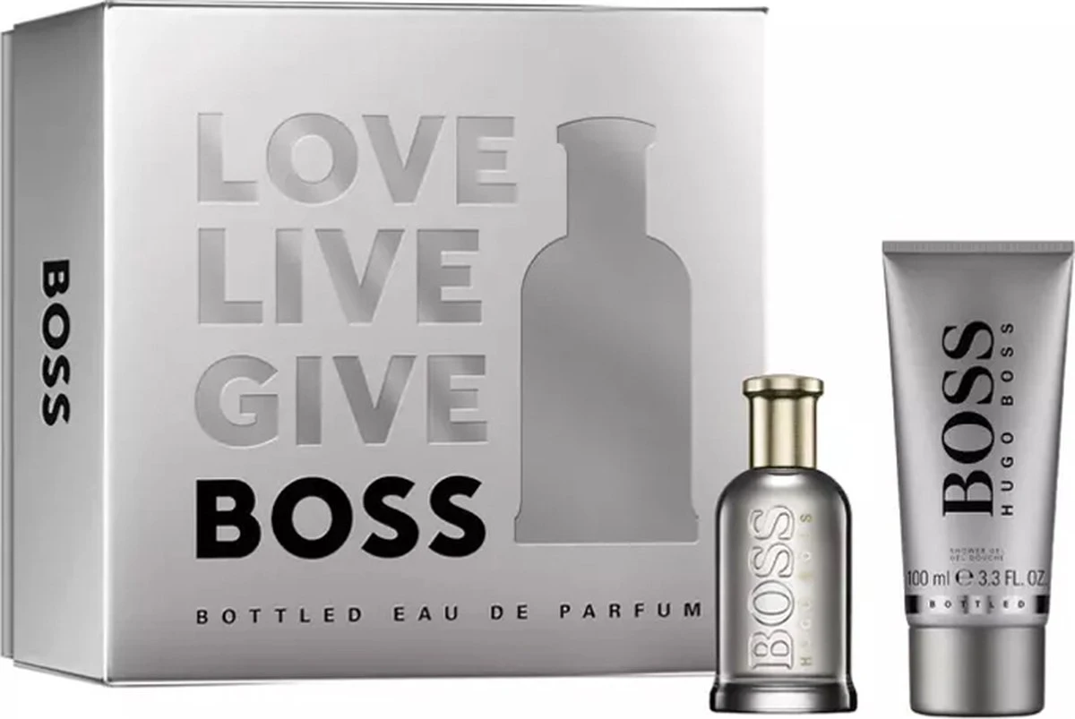 Hugo Boss Bottled Giftset - 50 Ml Eau De Parfum Spray + 100 Ml Douchegel - Cadeauset Voor Heren 1 Hugo Boss Bottled Giftset - 50 Ml Eau De Parfum Spray + 100 Ml Douchegel - Cadeauset Voor Heren