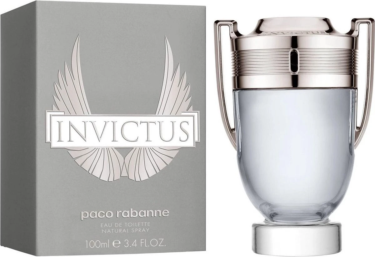 Paco Rabanne Invictus 100 Ml - Eau De Toilette - Herenparfum 1 Paco Rabanne Invictus 100 Ml - Eau De Toilette - Herenparfum