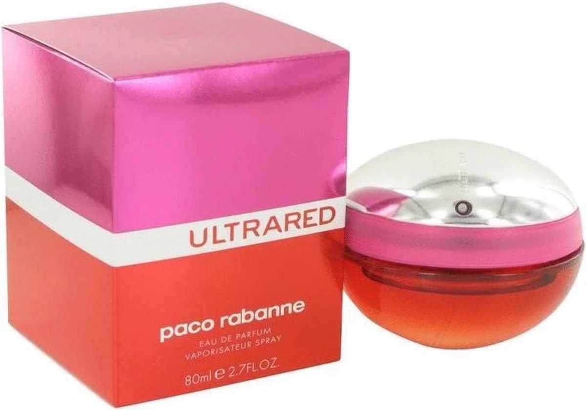 Paco Rabanne Ultrared - 80 Ml - Eau De Parfum Spray - Damesparfum 1 Paco Rabanne Ultrared - 80 Ml - Eau De Parfum Spray - Damesparfum