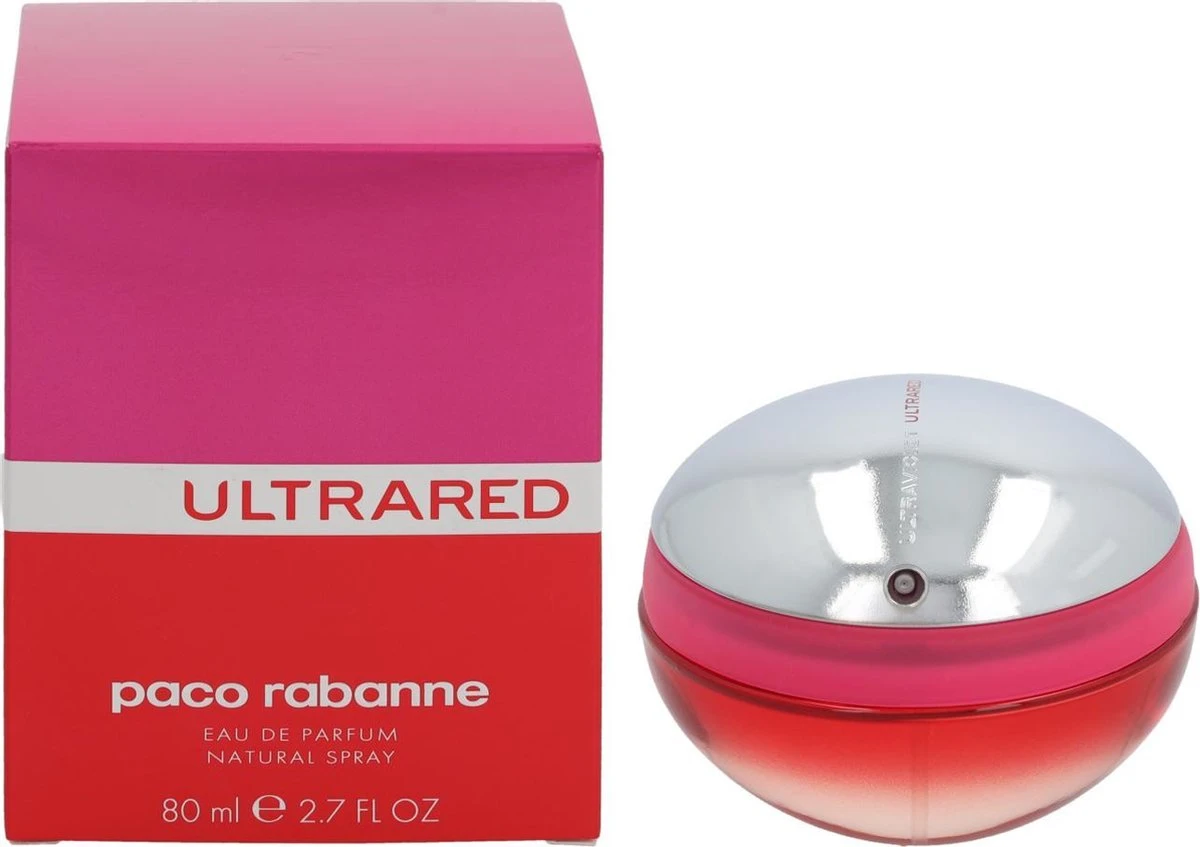 Paco Rabanne Ultrared - 80 Ml - Eau De Parfum Spray - Damesparfum 2 Paco Rabanne Ultrared - 80 Ml - Eau De Parfum Spray - Damesparfum - Afbeelding 2