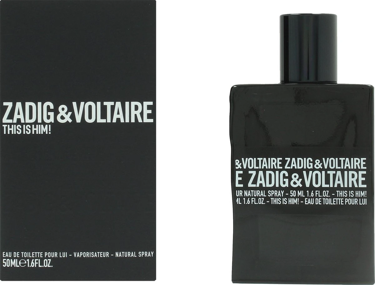 Zadig & Voltaire This Is Him! 50 Ml - Eau De Toilette - Herenparfum 3 Zadig & Voltaire This Is Him! 50 Ml - Eau De Toilette - Herenparfum - Afbeelding 3