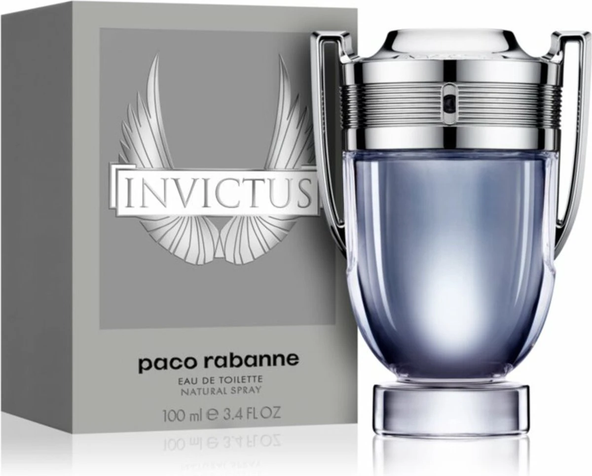 Paco Rabanne Invictus 100 Ml - Eau De Toilette - Herenparfum 2 Paco Rabanne Invictus 100 Ml - Eau De Toilette - Herenparfum - Afbeelding 2