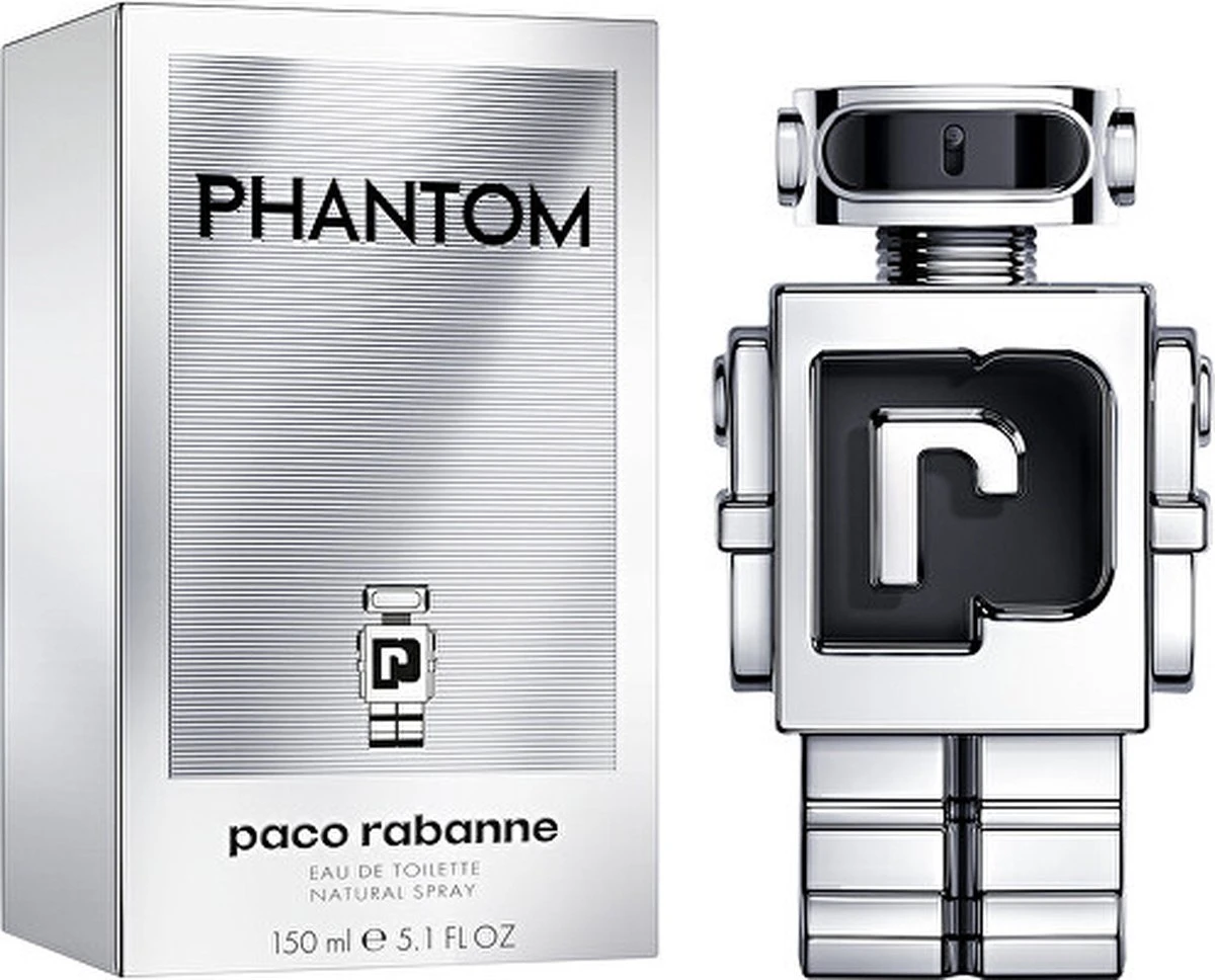 Paco Rabanne Phantom 100 Ml - Eau De Toilette - Herenparfum 15 Paco Rabanne Phantom 100 Ml - Eau De Toilette - Herenparfum - Afbeelding 15