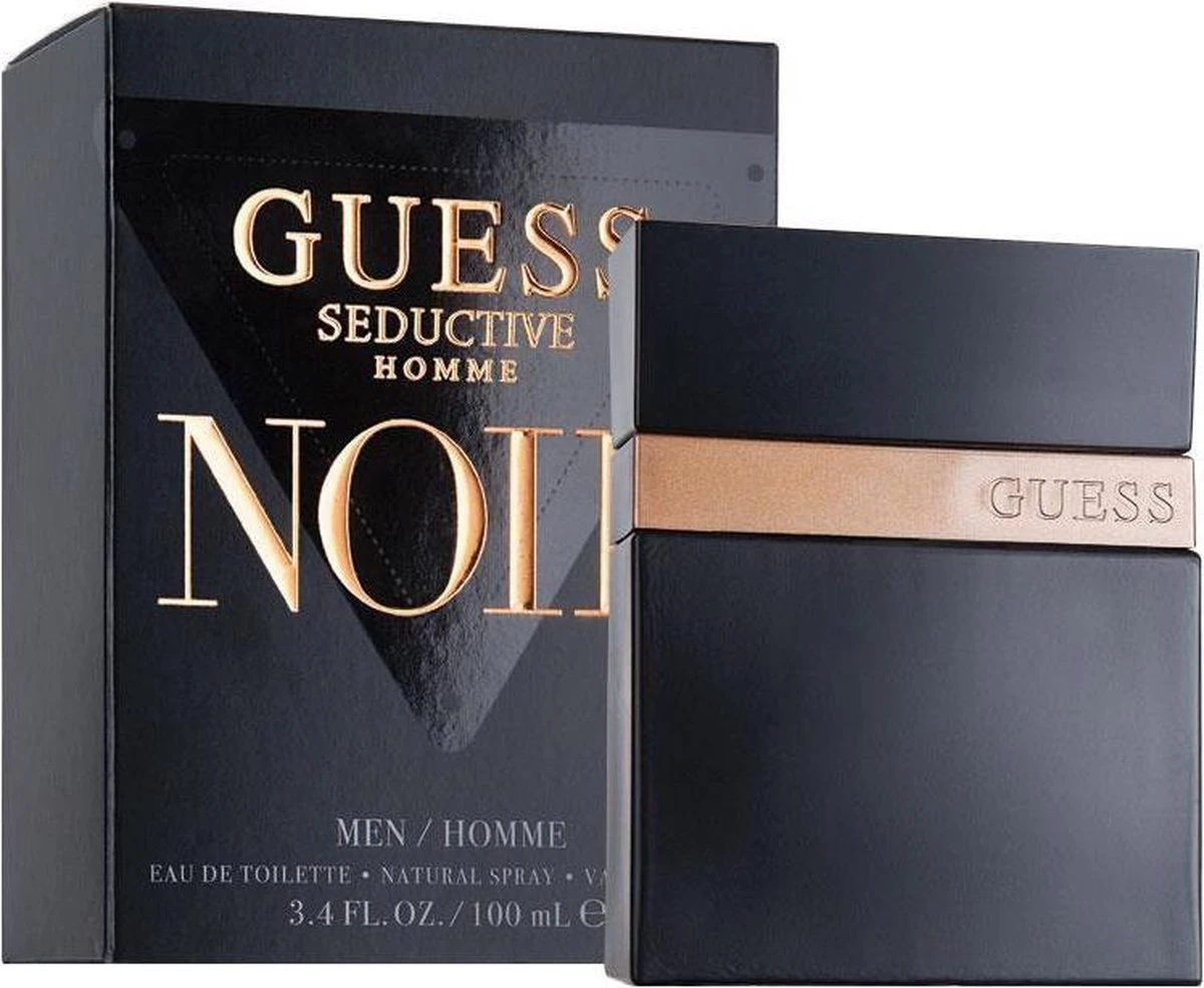 Guess - Seductive Homme Noir - Eau De Toilette - 100ml - Herenparfum 1 Guess - Seductive Homme Noir - Eau De Toilette - 100ml - Herenparfum