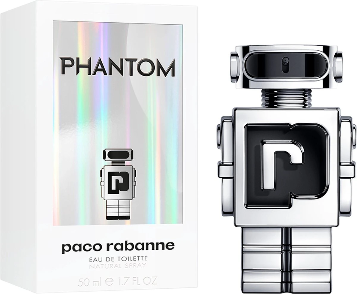 Paco Rabanne Phantom 50 Ml - Eau De Toilette - Herenparfum 2 Paco Rabanne Phantom 50 Ml - Eau De Toilette - Herenparfum - Afbeelding 2