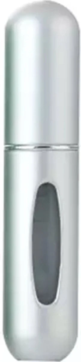 Navulbaar Parfum Flesje -Mini Parfumflesje -Hervulbaar Parfumflesje - Hervulbare Verstuiver - Zilver - Aluminium - Spray 1 Navulbaar Parfum Flesje -Mini Parfumflesje -Hervulbaar Parfumflesje - Hervulbare Verstuiver - Zilver - Aluminium - Spray