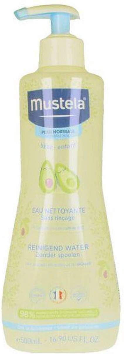 Mustela - Normal Skin No Rinse Cleansing Water 500Ml 10 Mustela - Normal Skin No Rinse Cleansing Water 500Ml - Afbeelding 10