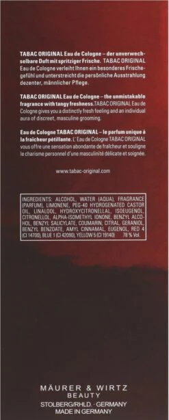 Tabac Original - 300 Ml - Eau De Cologne - Herenparfum 33 Tabac Original - 300 Ml - Eau De Cologne - Herenparfum -Parfum Speciaal Winkel 483x1200 3
