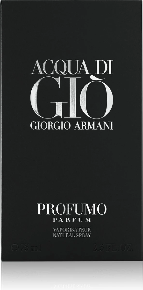 Giorgio Armani Acqua Di Gio Profumo 75 Ml - Eau De Parfum - Herenparfum 3 Giorgio Armani Acqua Di Gio Profumo 75 Ml - Eau De Parfum - Herenparfum - Afbeelding 3