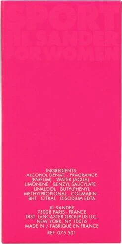 Jil Sander Sport 100 Ml - Eau De Toilette - Damesparfum -Parfum Speciaal Winkel 599x1200