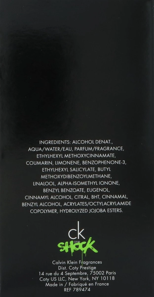 Calvin Klein Shock - 100 Ml - Eau De Toilette 3 Calvin Klein Shock - 100 Ml - Eau De Toilette - Afbeelding 3