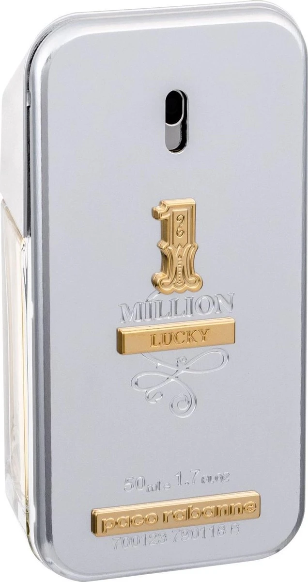 Paco Rabanne 1 Million Lucky 50 Ml - Eau De Toilette - Herenparfum 6 Paco Rabanne 1 Million Lucky 50 Ml - Eau De Toilette - Herenparfum - Afbeelding 6
