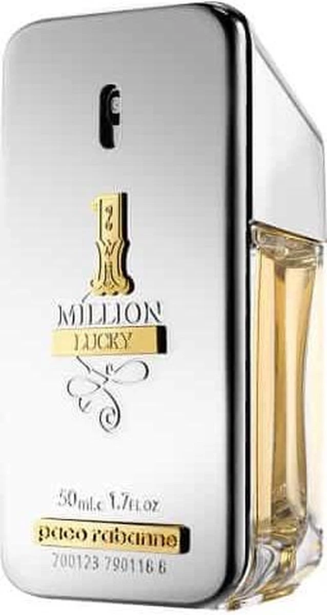 Paco Rabanne 1 Million Lucky 50 Ml - Eau De Toilette - Herenparfum 15 Paco Rabanne 1 Million Lucky 50 Ml - Eau De Toilette - Herenparfum - Afbeelding 15