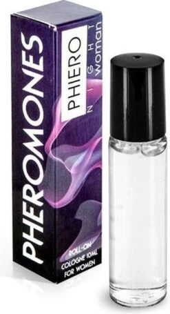 500Cosmetics Phiero Night Woman - Eau De Parfum - Met Feromonen - Roll-on Formaat - Voor Vrouwen - 10ml -Parfum Speciaal Winkel 652x1200