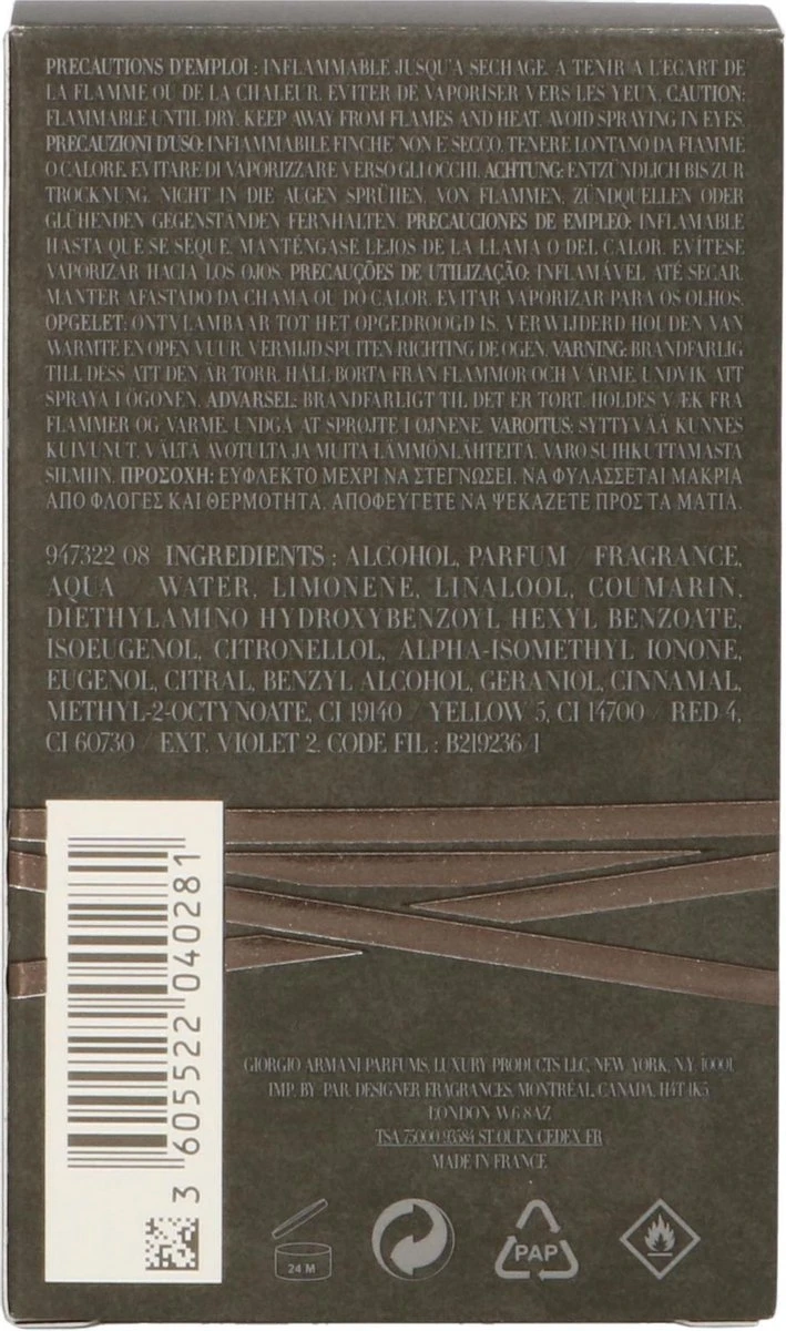 Emporio Armani Stronger With You 50 Ml - Eau De Toilette - Herenparfum 6 Emporio Armani Stronger With You 50 Ml - Eau De Toilette - Herenparfum - Afbeelding 6