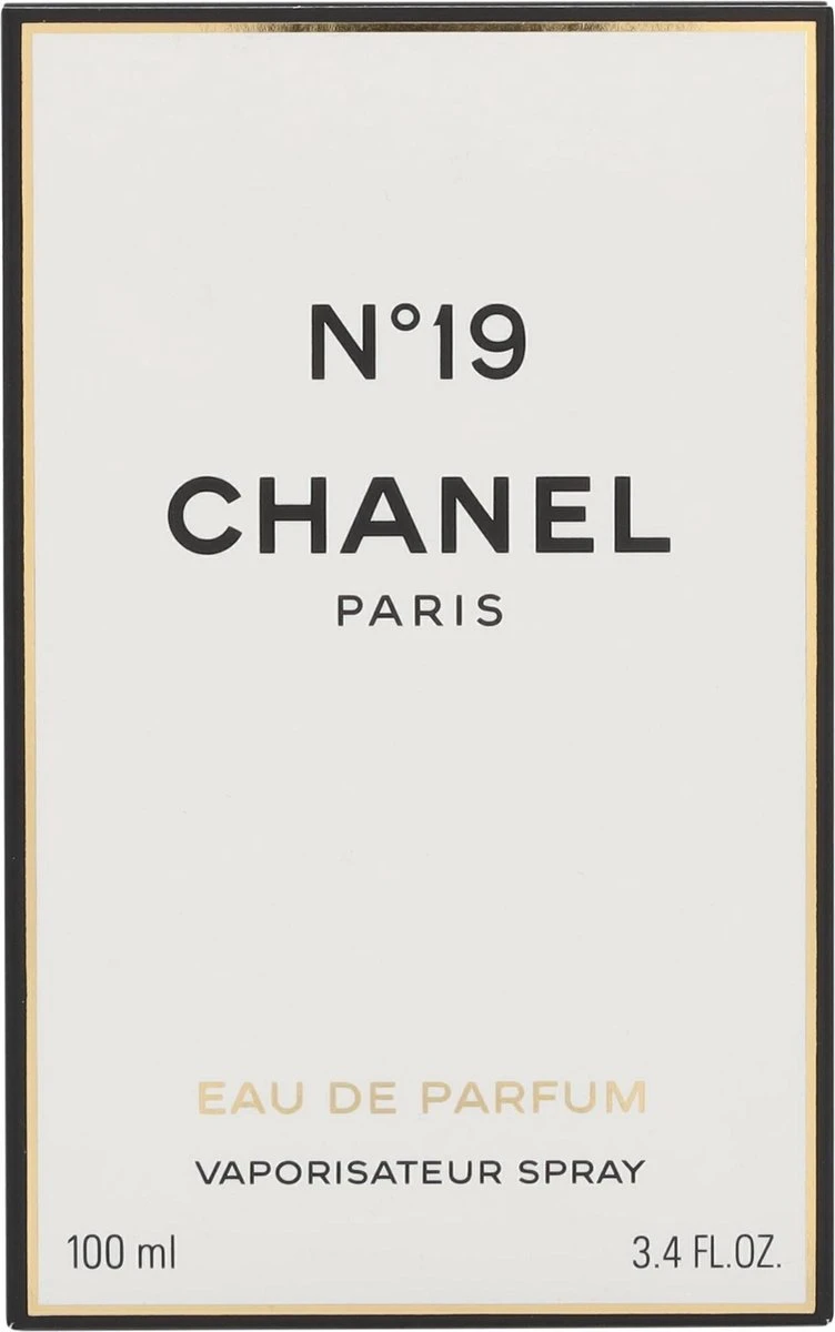 Chanel N°19 100 Ml - Eau De Parfum - Damesparfum 6 Chanel N°19 100 Ml - Eau De Parfum - Damesparfum - Afbeelding 6