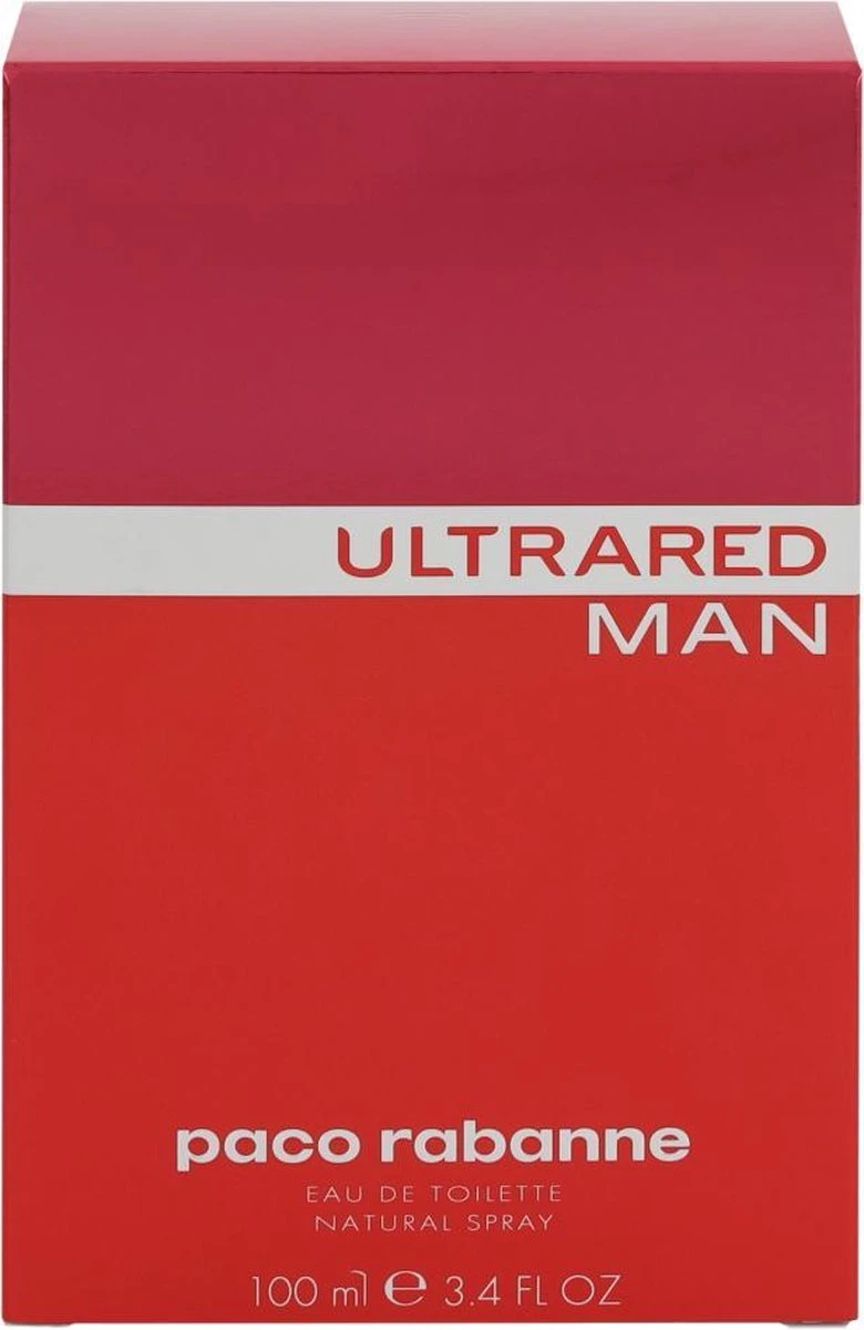 Paco Rabanne Ultrared Man 100 Ml - Eau De Toilette - Herenparfum 2 Paco Rabanne Ultrared Man 100 Ml - Eau De Toilette - Herenparfum - Afbeelding 2