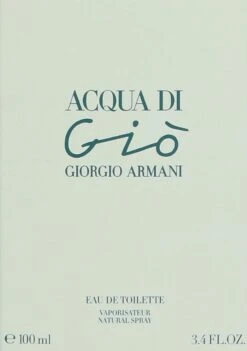Giorgio Armani Acqua Di Giò - 100ml - Eau De Toilette -Parfum Speciaal Winkel 845x1200