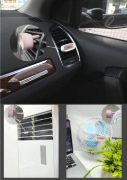 Eco Autoparfum ZWART - 2 Stuks!! - Luxe Auto Luchtverfrisser - Voor Luchtrooster - Autogeur -AutoVerfrisser - Trendy Design - VentilatieroosterMonteerbaar - Herbruikbaar - AutoLuchtje - Geurverfrisser - Eco Friendly - Biologisch Afbreekbaar -Parfum Speciaal Winkel 847x1200 5