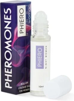 500Cosmetics Phiero Night Woman - Eau De Parfum - Met Feromonen - Roll-on Formaat - Voor Vrouwen - 10ml -Parfum Speciaal Winkel 883x1200 1