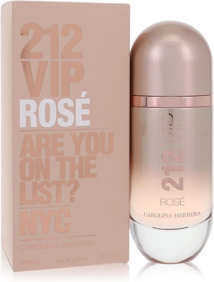 Carolina Herrera 212 Vip Rose - 80ml - Eau De Parfum 19 Carolina Herrera 212 Vip Rose - 80ml - Eau De Parfum - Afbeelding 19