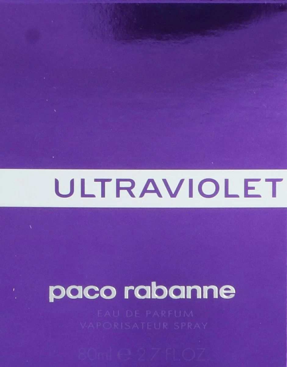 Paco Rabanne Ultraviolet 80 Ml - Eau De Parfum - Damesparfum 4 Paco Rabanne Ultraviolet 80 Ml - Eau De Parfum - Damesparfum - Afbeelding 4