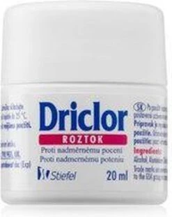 Driclor - Antiperspirant Solution - Antiperspirant Roll-On - 20ml -Parfum Speciaal Winkel 954x1200 1