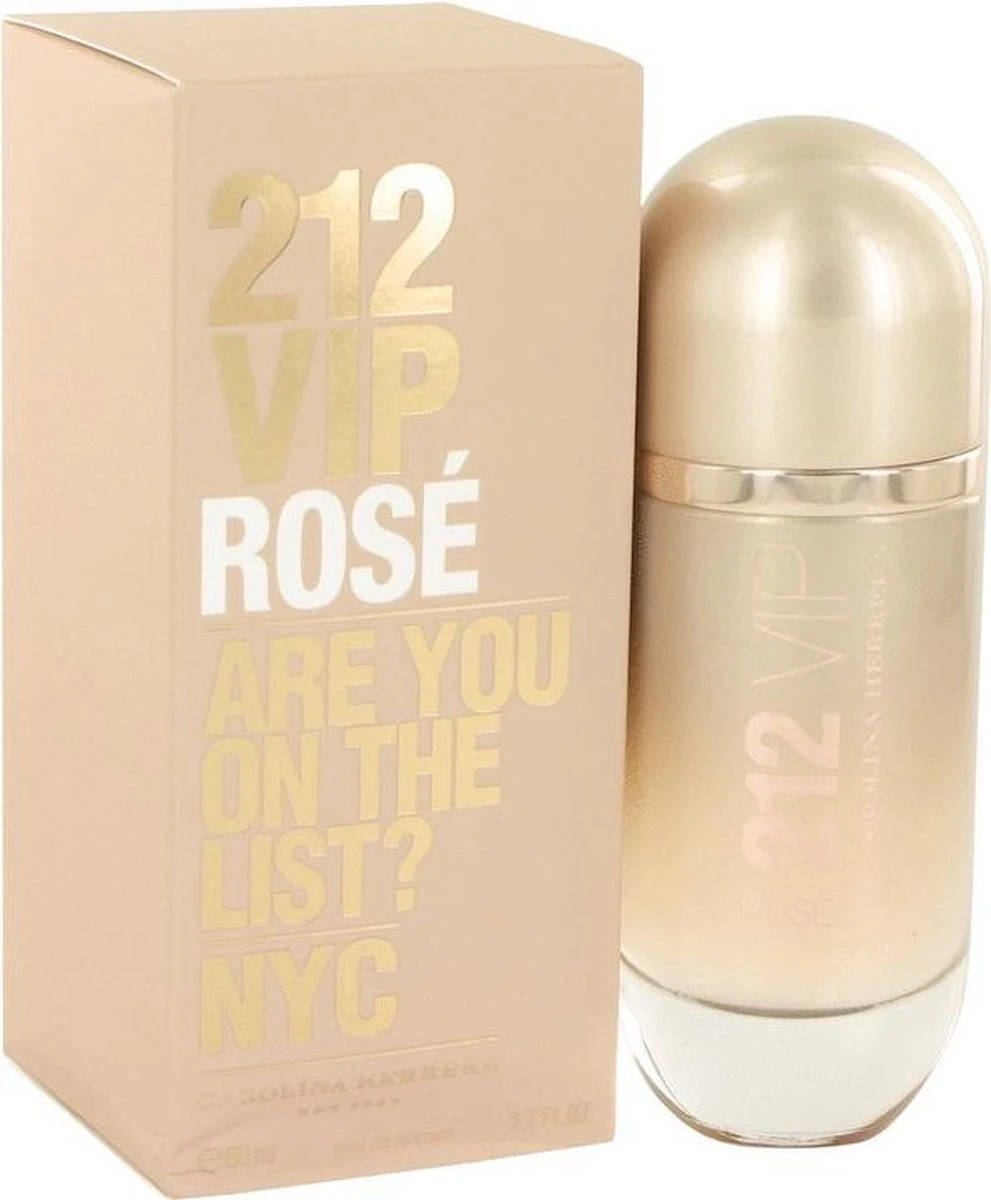 Carolina Herrera 212 Vip Rose - 80ml - Eau De Parfum 3 Carolina Herrera 212 Vip Rose - 80ml - Eau De Parfum - Afbeelding 3